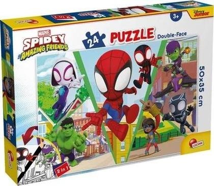 Lisciani LISCIANI MARVEL PUZZLE DF PLUS 24 SPIDEY - LET"S CHALLENGE.