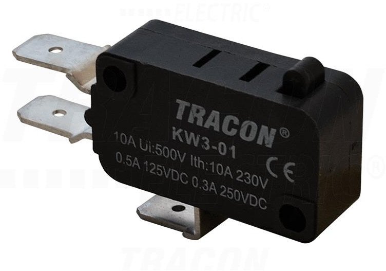 Wyłącznik krańcowy mikro ze zderzakiem KW3-01