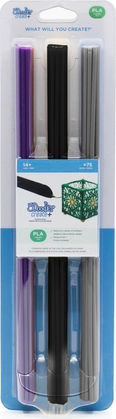 3Doodler Filament Create i PRO, PLA, 75szt., 3 kolory, PL-NIGHT-75