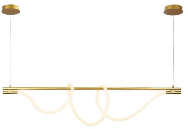 Lampa wisząca nad wyspę Spirali ABR-HILTON-SG-38W LED 45W 3000K złoty