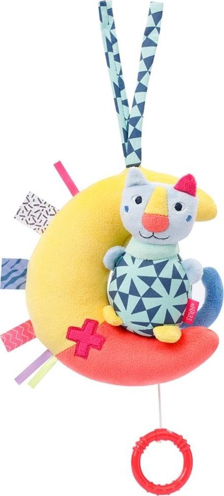 BabyFehn Maskotka z Pozytywką. Kotek na Księżycu