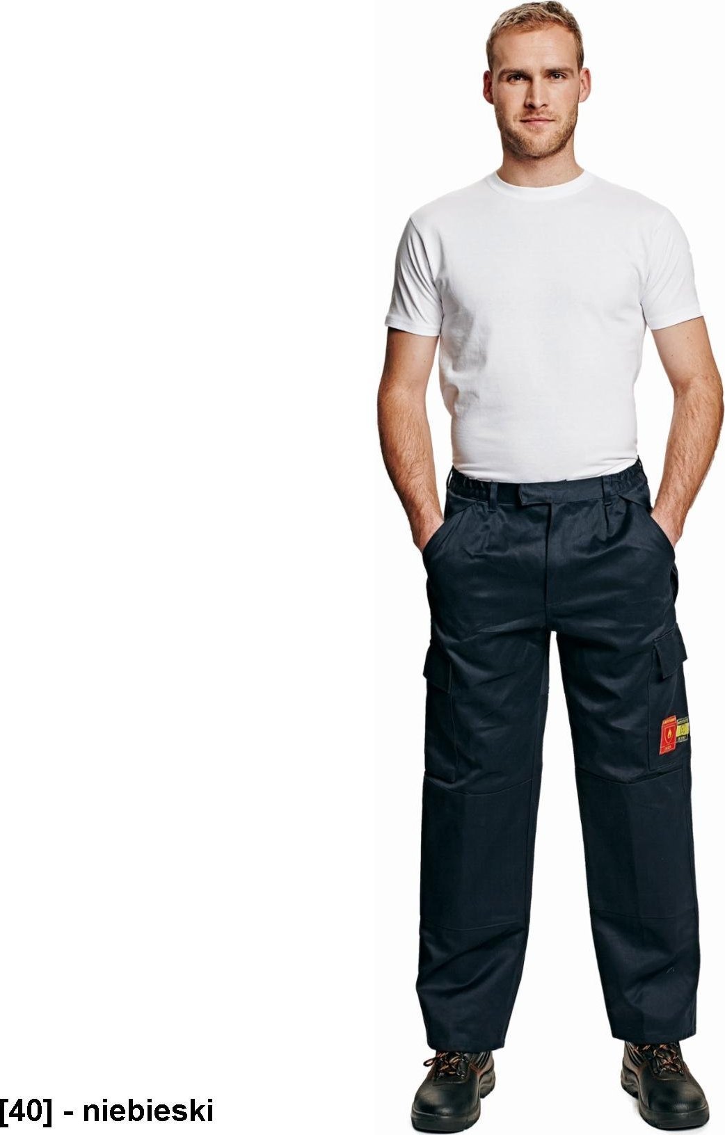CERVA COEN - spodnie robocze do pasa - 100% BAWEŁNY O TRUDNOPALNYM WYKOŃCZENIU 62