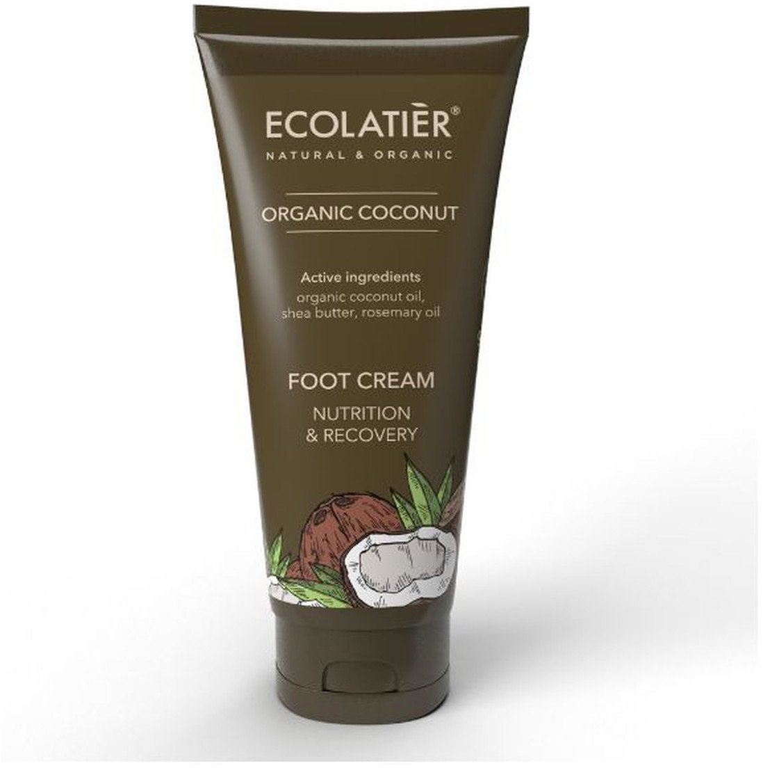 Ecolatier Krem do stóp odżywczo-regenerujący Kokos 100ml