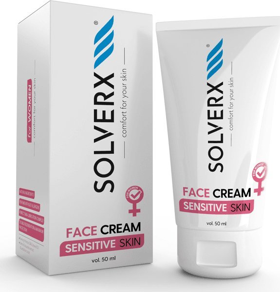 Solverx SOLVERX Sensitive Skin Krem do twarzy do cery wrażliwej 50ml