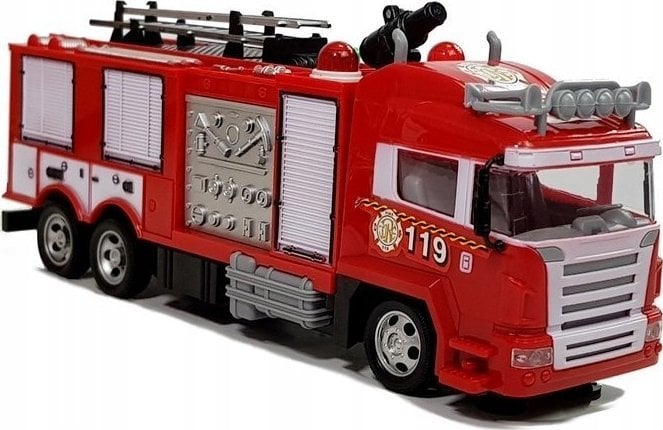 LeanToys Wóz Strażacki Straż Pożarna na Radio R/C Zdalnie Sterowany Czerwony