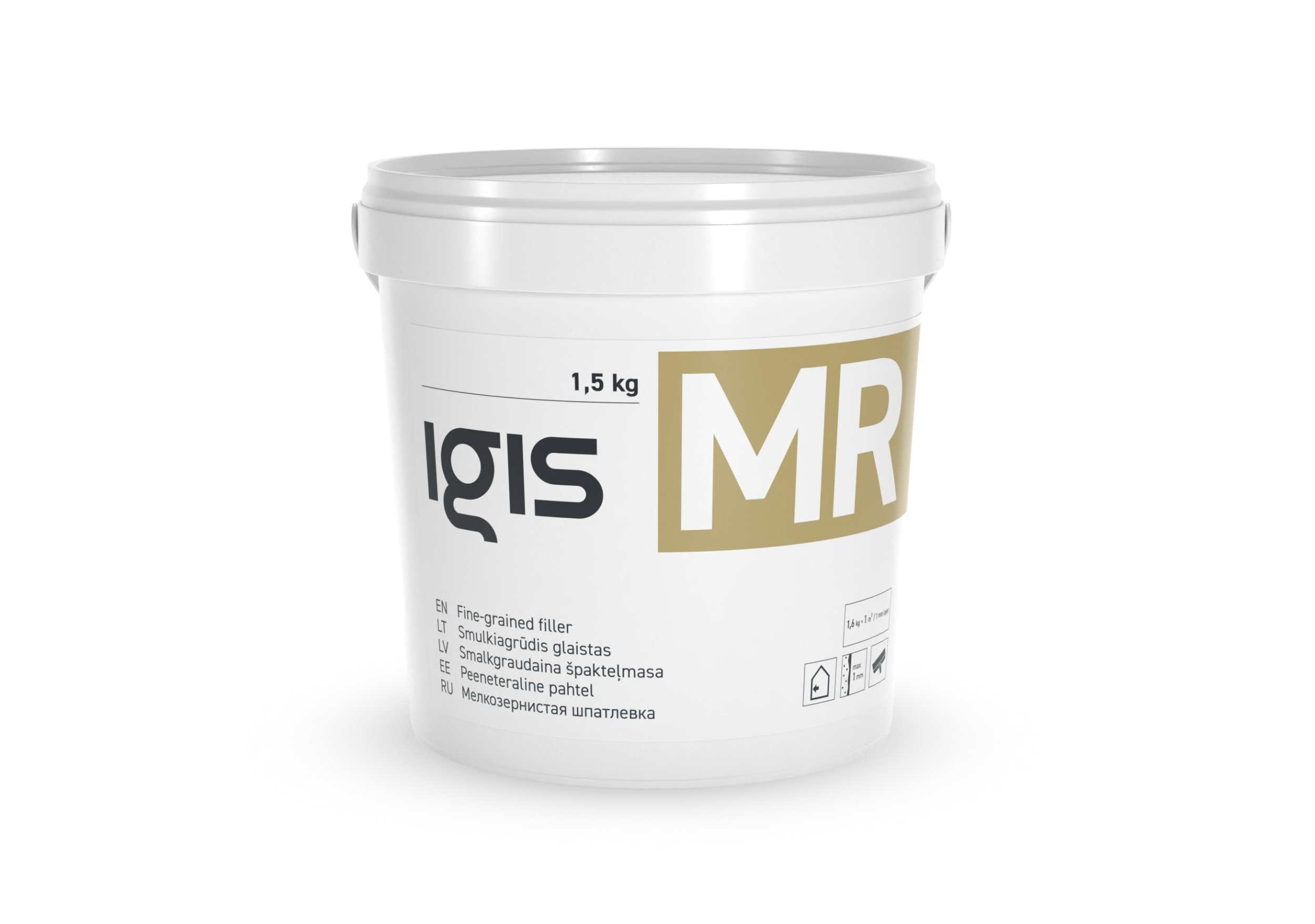 FINE-GRAINED PUTTY IGIS.MR, 1.5 KG
