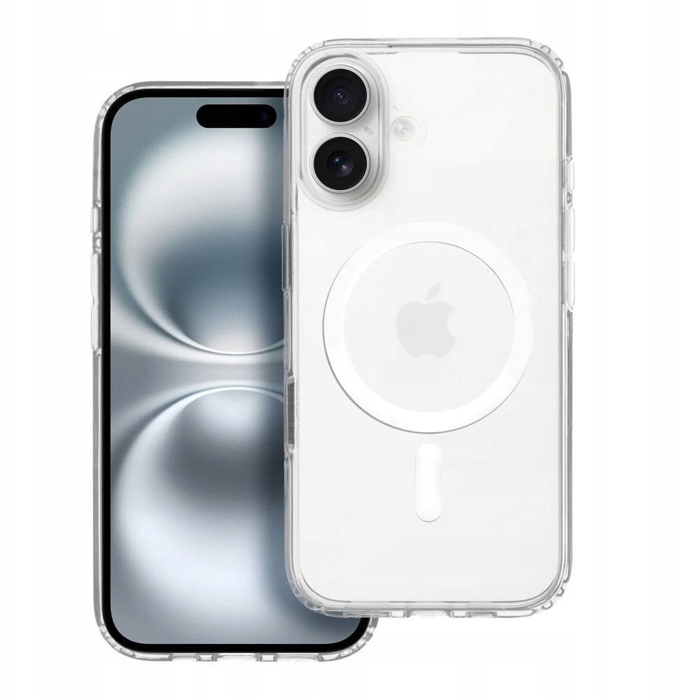 Futerał nieżółknący Clear Elite Mag Cover kompatybilny z MagSafe i Camera Control button pasuje do IPHONE 16 transparent