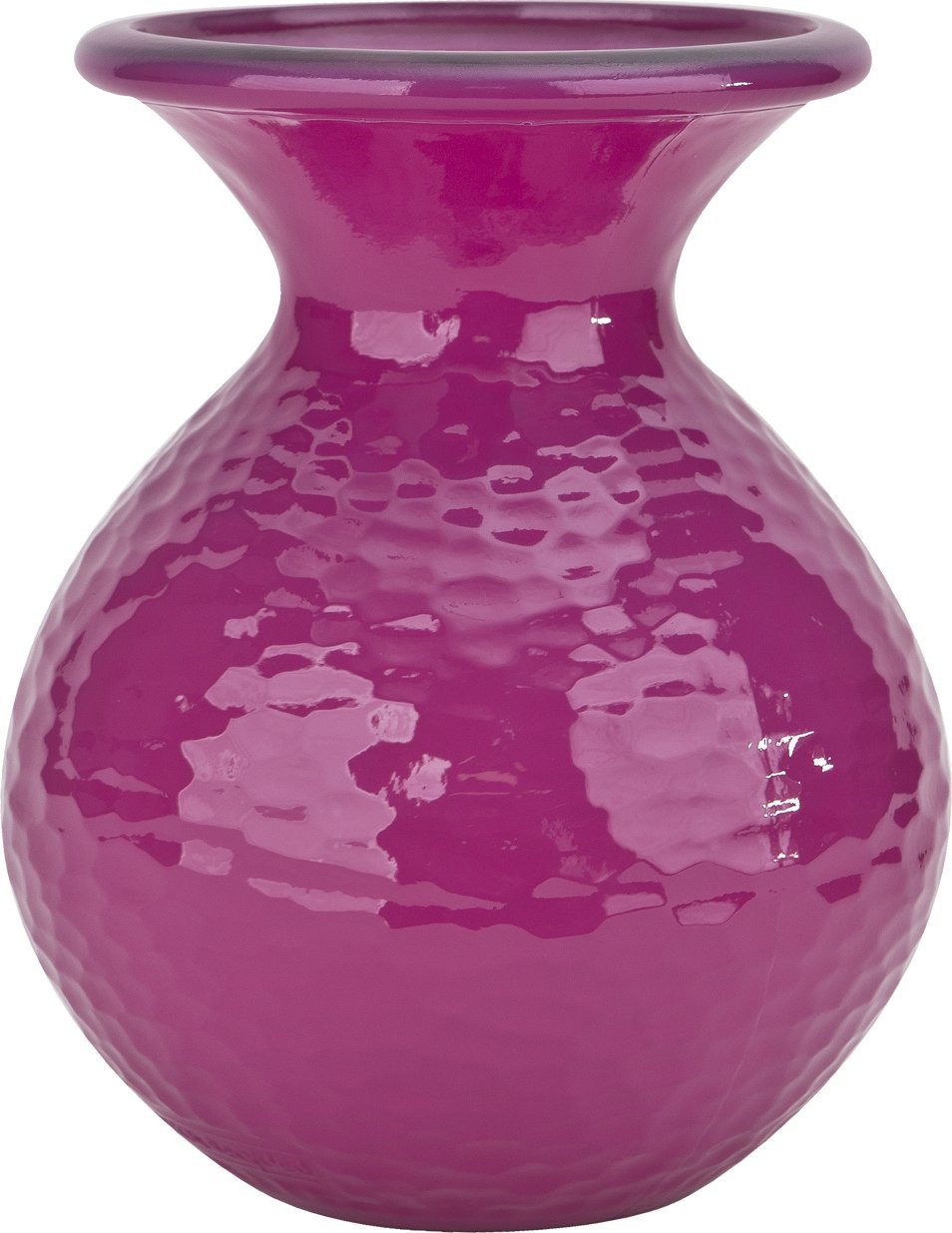 San Miguel Wazon szklany 24,5 cm różowy 4828 Glossy San Miguel recykling