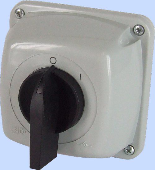 Elektromet Łącznik krzywkowy 0-I 1P 40A w obudowie IP44 Łuk 40-53 (924053)