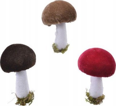 Kaemingk Figurka do stroika dekoracja grzybek 8 cm