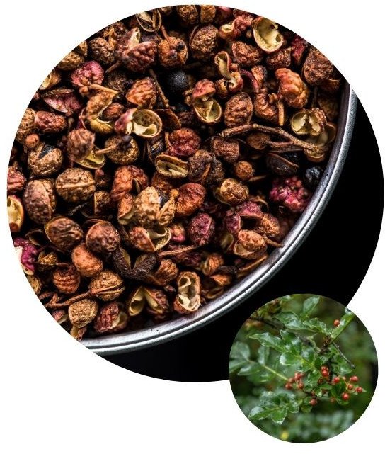 Przyprawa pieprz syczuański ziarno nasiona cytrusowy smak do mielenia chiński 50g