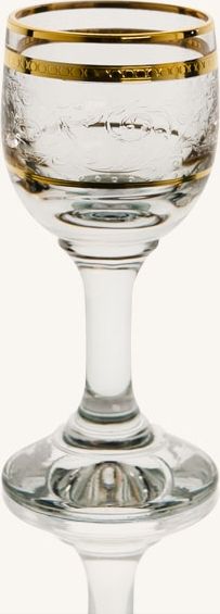 Combi dla Witeks 6x Kieliszek do wódki 25ml Dolce Vita Gold