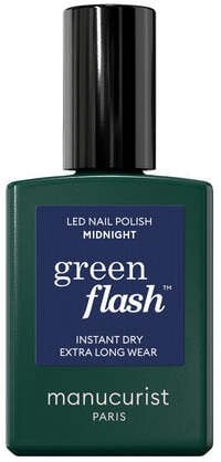 MANUCURIST_Green Flash Led Gel Nail Lacquer lakier do paznokci Midnight 15ml