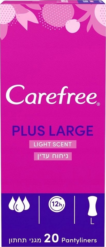 CAREFREE_Plus Large wkładki higieniczne Light Scent 20szt.