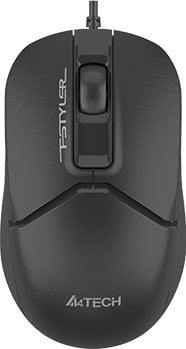 Mysz A4Tech A4tech FSTYLER optická kancelářská myš, USB-C+USB-A, černá