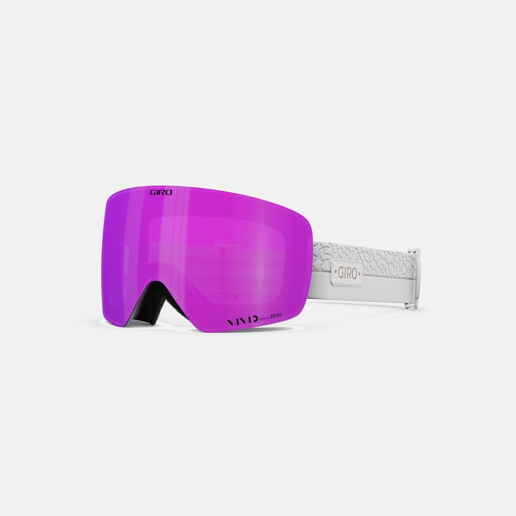 Gogle zimowe GIRO CONTOUR RS WHITE CRAZE (Szyba lustrzana kolorowa VIVID-Carl Zeiss PINK 00% S2 + Szyba lustrzana kolorowa VIVID-Carl Zeiss INFRARED 5