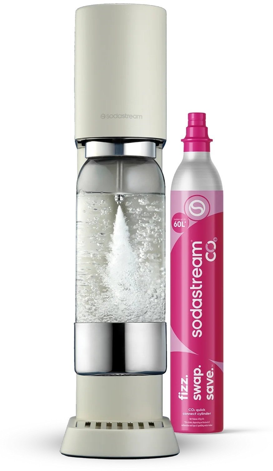 Saturator Sodastream Enso Beżowy + gaz