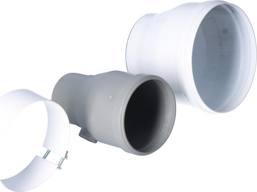 Onnline Adapter Ariston, Vaillant, Beretta, Saunier Duval, Chaffoteaux, prosty DN60/100mm x 80/125mm ONNLINE