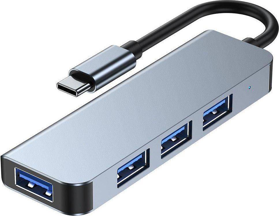 HUB USB Tech-Protect V1-HUB 1x USB-C + 2x USB-A 3.0 (9589046919367)