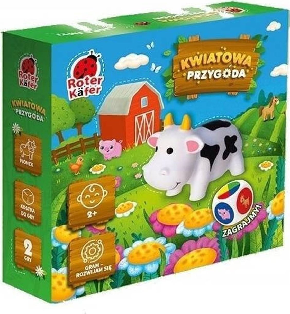 Roter Kafer Gra Edukacyjna Kwiatowa Przygoda Krówka Sandy Farma Karty Roter Kafer