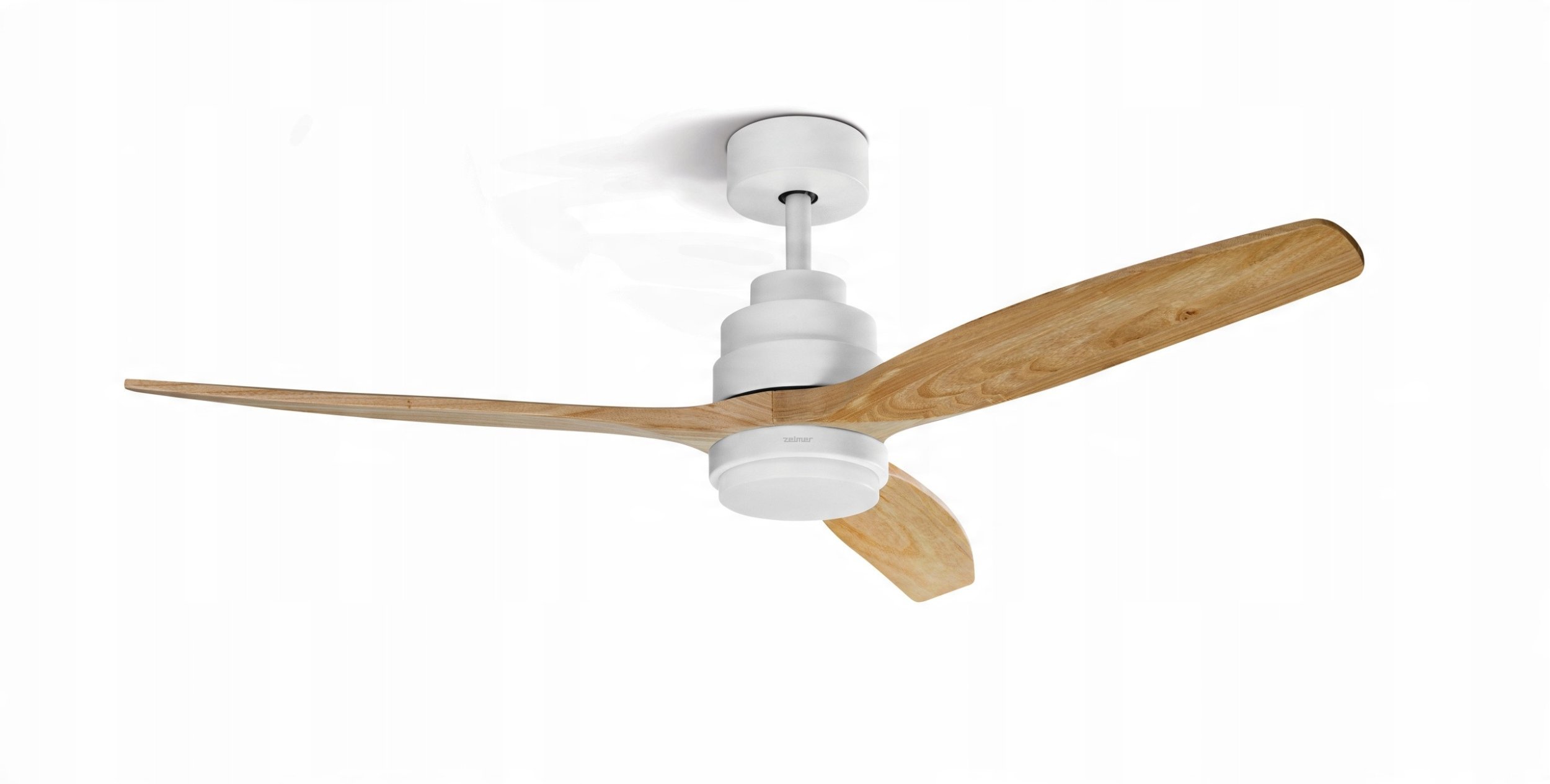 WENTYLATOR SUFITOWY ZCF 7602 40W 132cm LED 18W BUK/BIAŁY