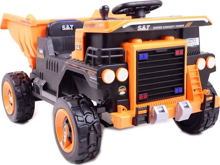 Import SUPER-TOYS MEGA WYWROTKA NA AKUMULATOR Z ELEKTRYCZNYM KIPREM/BDQ-818