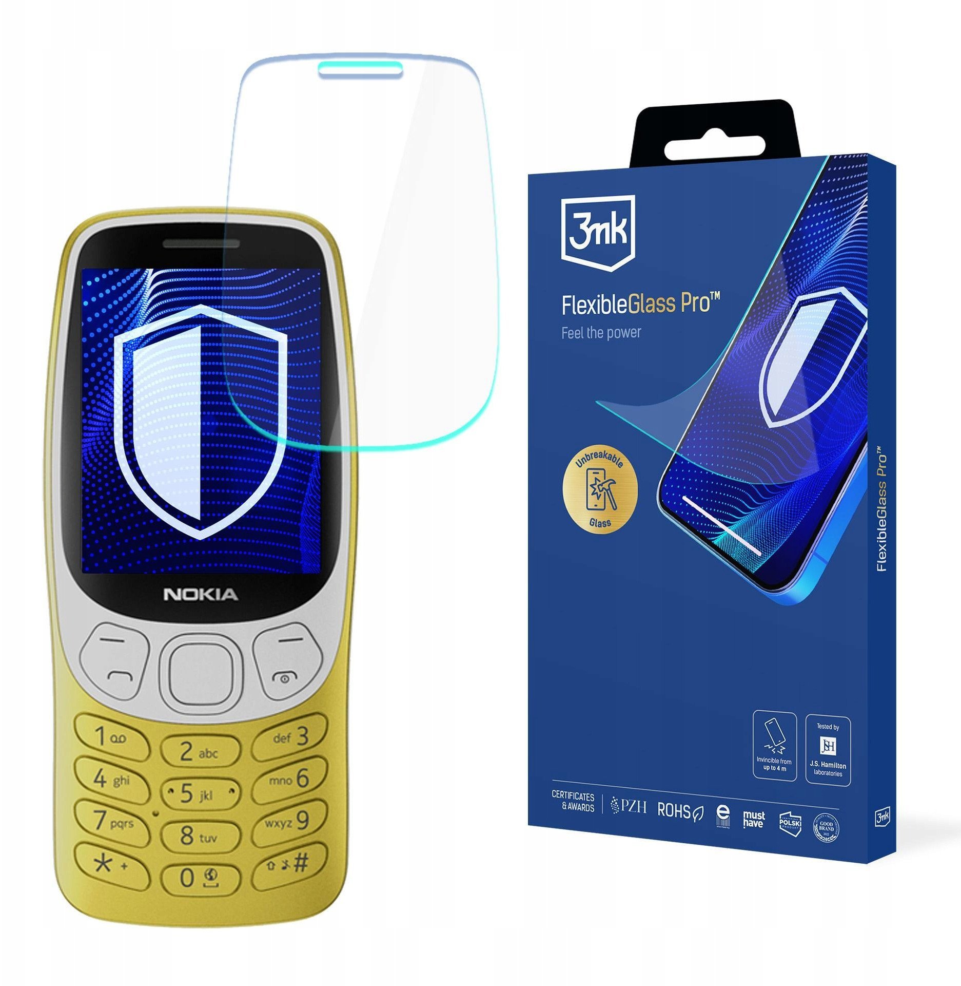 Nokia 3210 4G - 3mk FlexibleGlass Pro