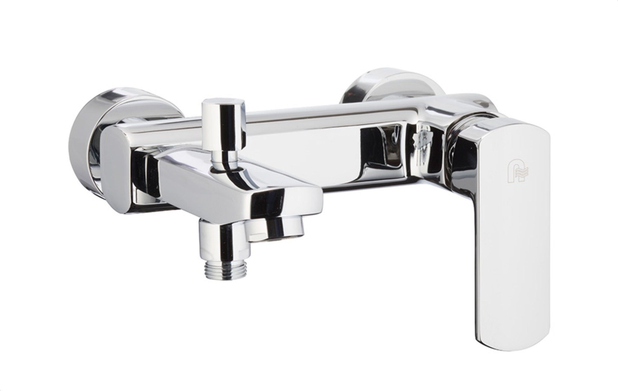 Bateria wannowa KFA Korund ścienne chrom (4004-010-00)