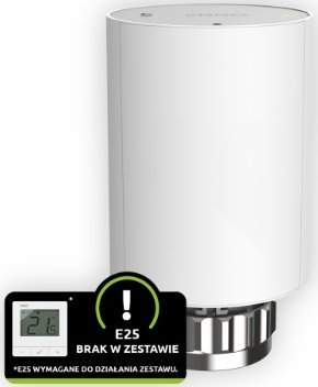 Engo Bezprzewodowa, elektroniczna głowica grzejnikowa, M30x1,5 z adapterem na zawór RA, bateryjna