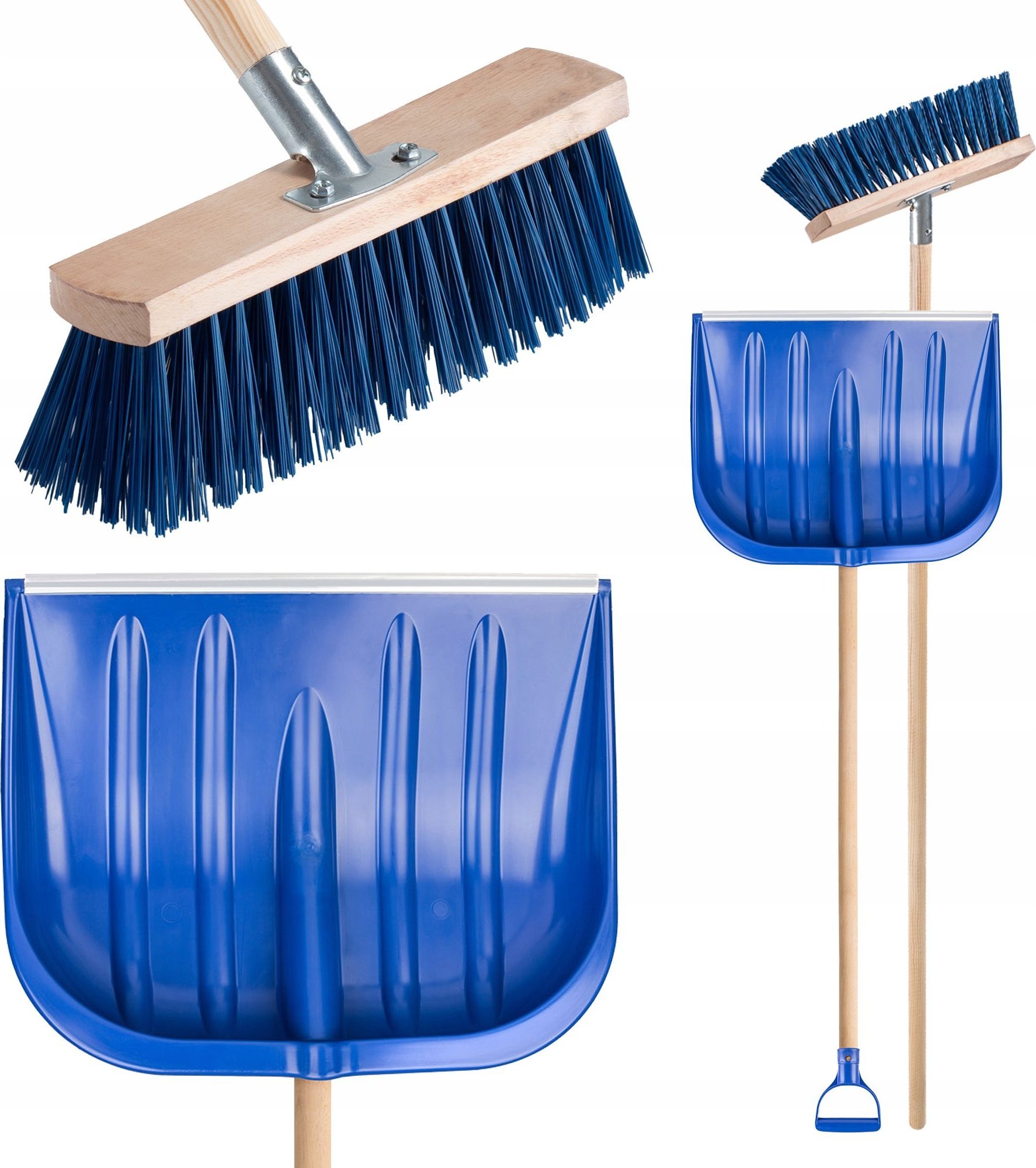 Kadax Łopata Do Śniegu Miotła Do Zamiatania Trzonek 2szt