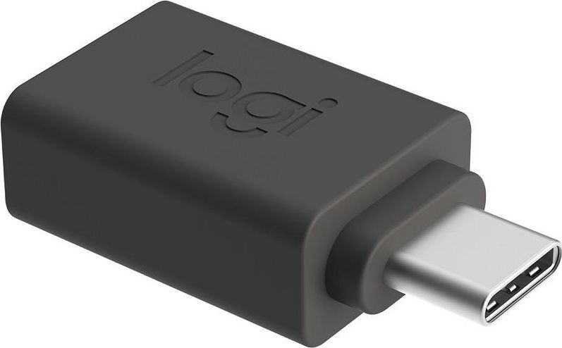 Adapter USB Logitech USB-C - USB Czarny (956-000005)