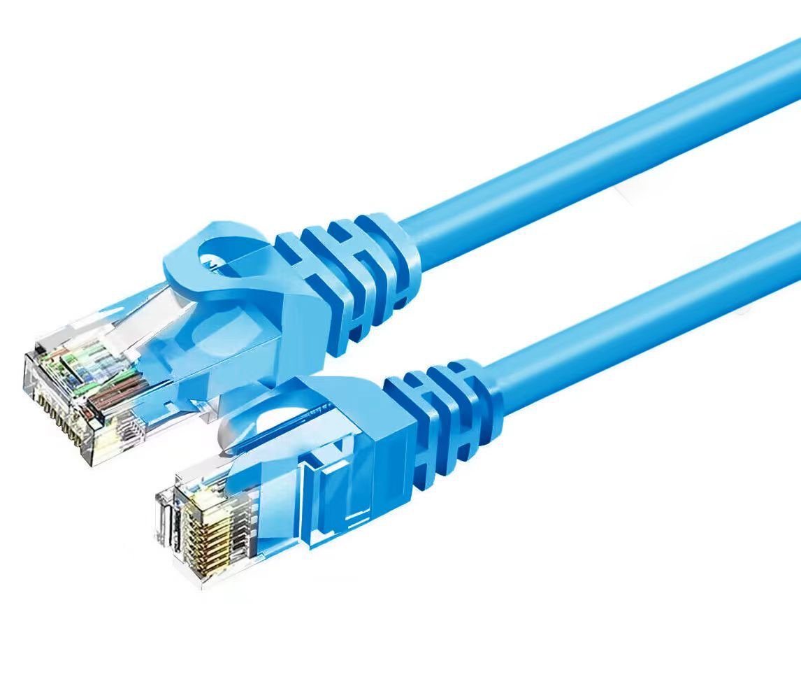 ZOY Kabel Sieciowy Ethernet Cat. 6 UTP CCA Niebieski 0,25m ZCR025B