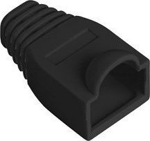 Lanberg LANBERG Osłonka na wtyk RJ45 czarna 100 sztuk