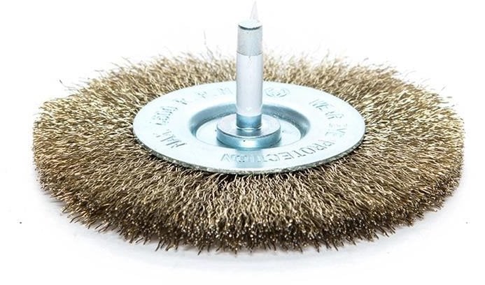 WIRE GRINDING WHEEL WITH HANDLE D100