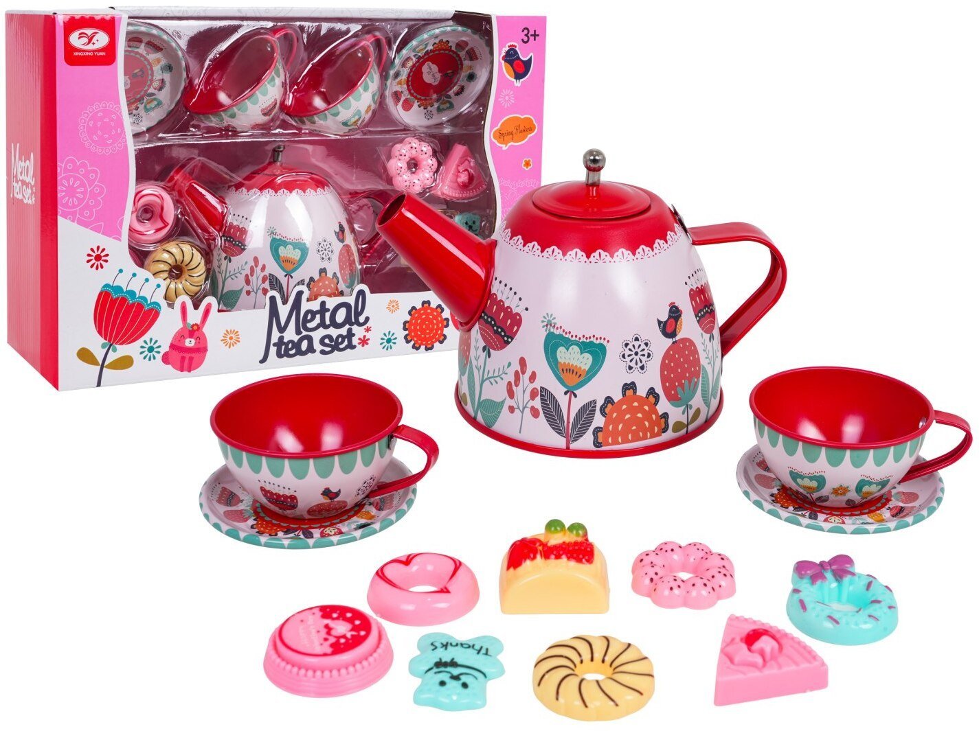 Metalowy Zestaw do Herbaty