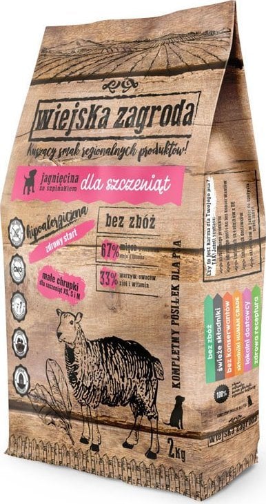 Wiejska Zagroda Jagnięcina ze szpinakiem 2 kg