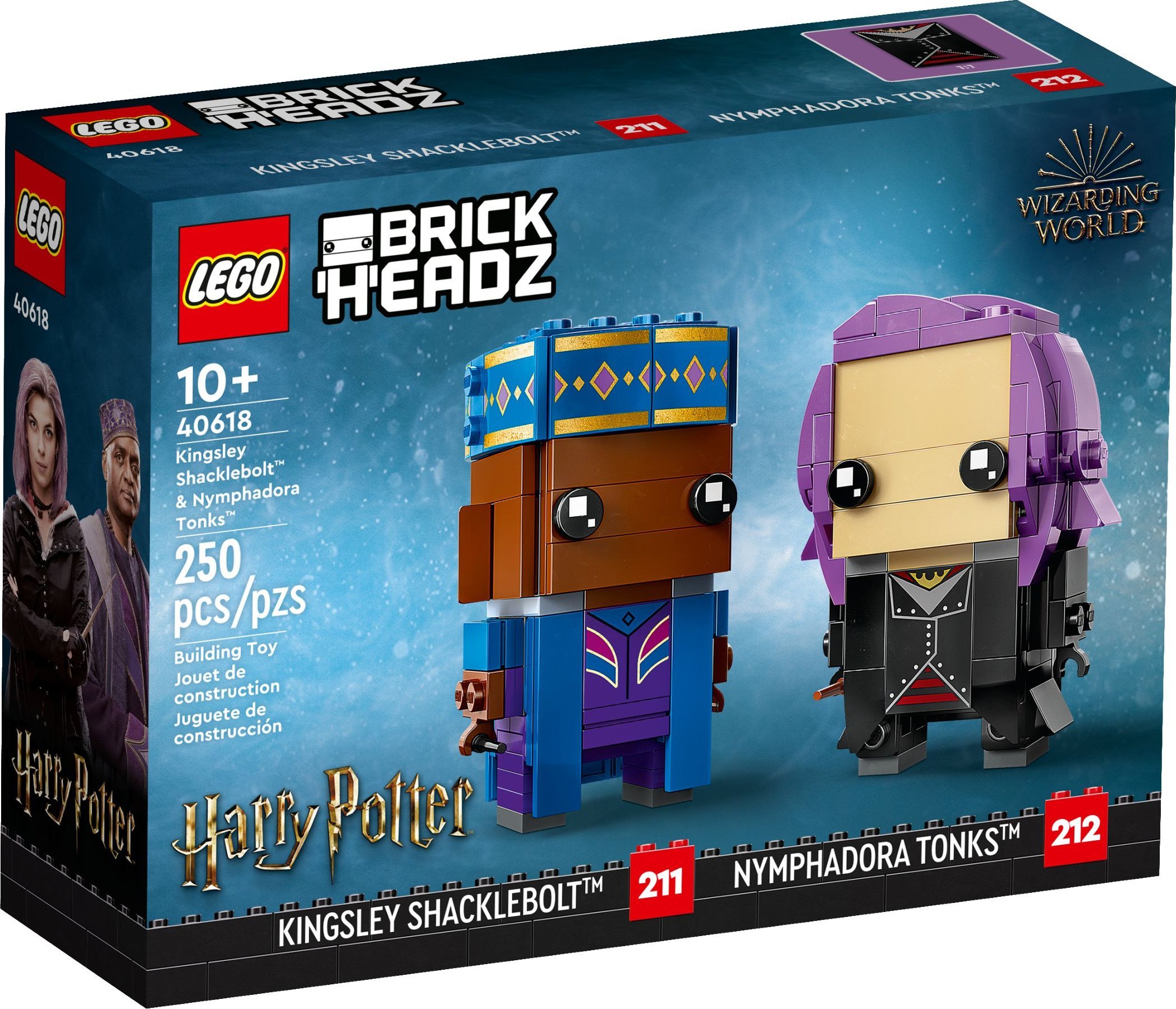LEGO BrickHeadz Kingsley Shacklebolt™ i Nimfadora Tonks™ (40618)