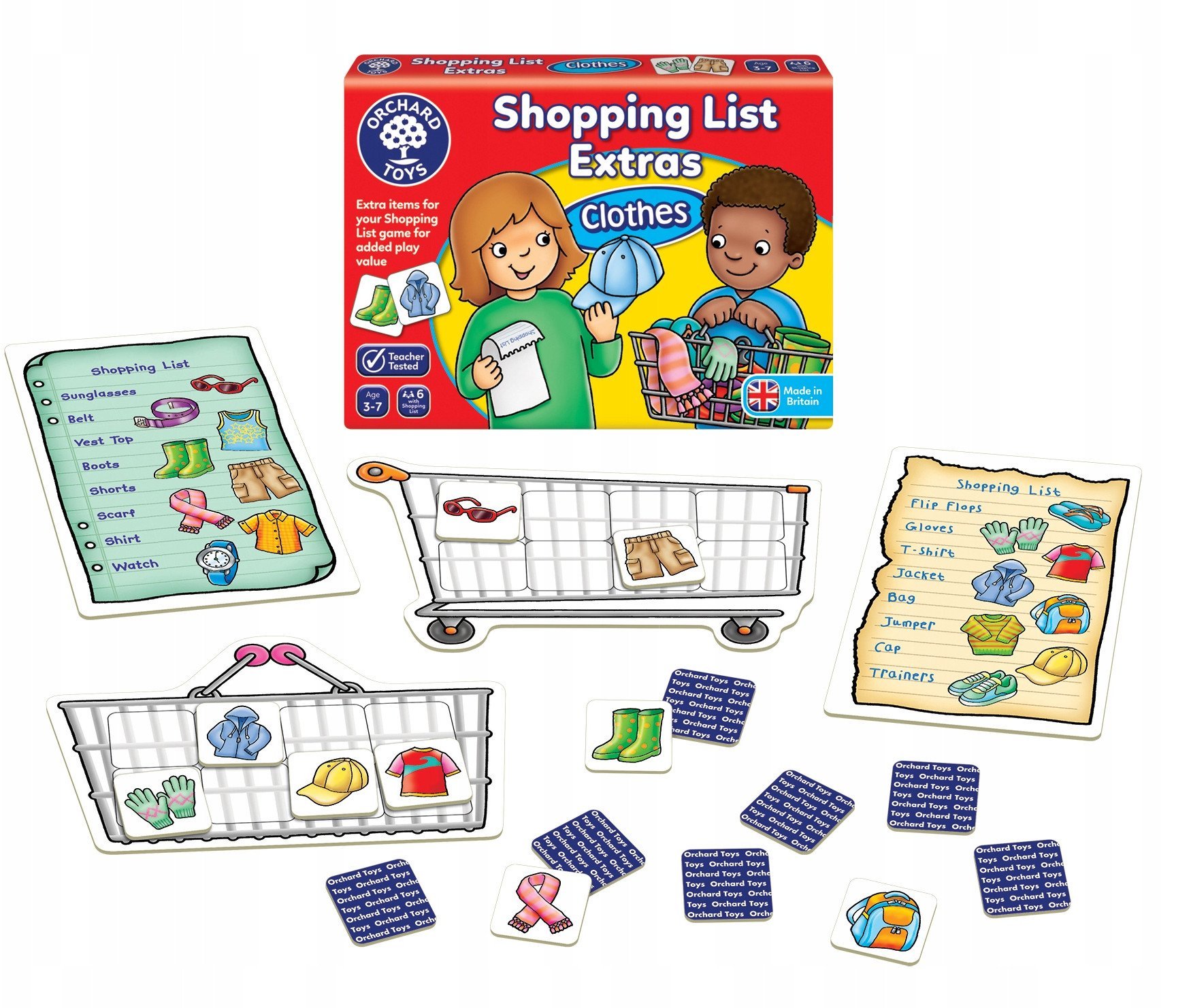 ORCHARD Shopping List Extras Pack Clothes