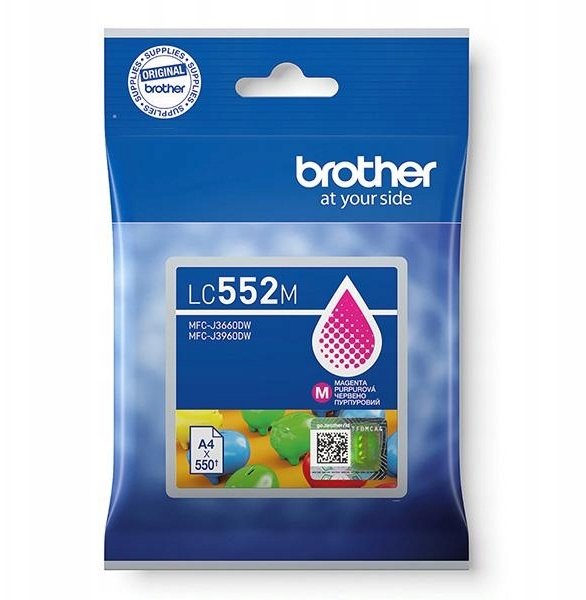 Brother oryginalny ink / tusz LC552M, magenta, 550s