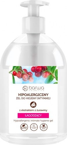 Barwa Intymna Delikatność hipoalergiczny żel do higieny intymnej 500ml