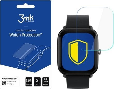 3MK Xiaomi Amazfit Bip U Pro - Watch Protection™ v. ARC+