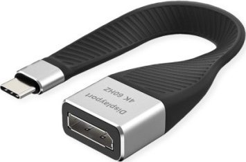 Adapter AV Roline ROLINE Adapter wyświetlacza USB typu C - DP, M/F, 0,13 m