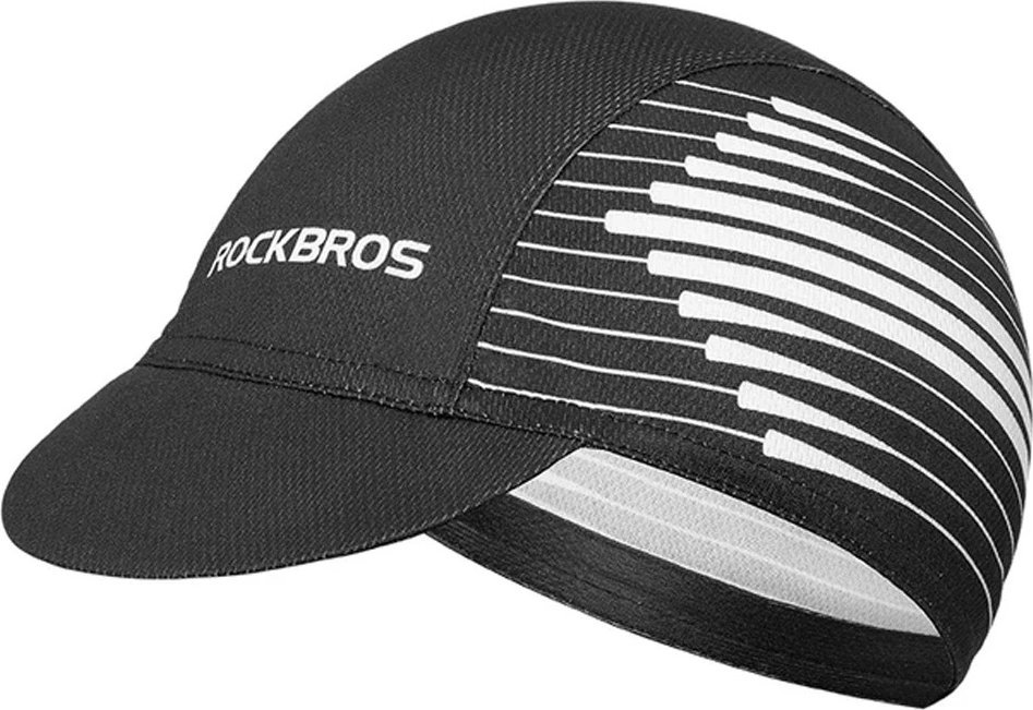 RockBros Czapka kolarska Rockbros MZ10023 z daszkiem - czarna