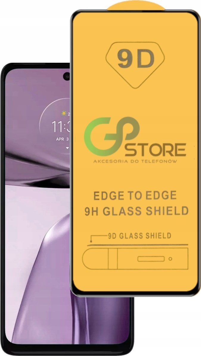 MyScreen Protector Motorola Moto G62/G32 - Szkło hartowane na lekko zaokrąglone ekrany DIAMOND GLASS LITE edge FULL GLUE