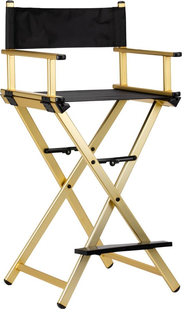 Activeshop Krzesło do makijażu Alu złoto