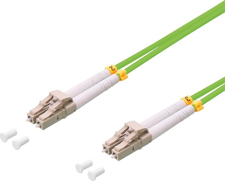 LogiLink FP5LC00 kabel InfiniBand / światłowodowy 0,5 m LC Zielony