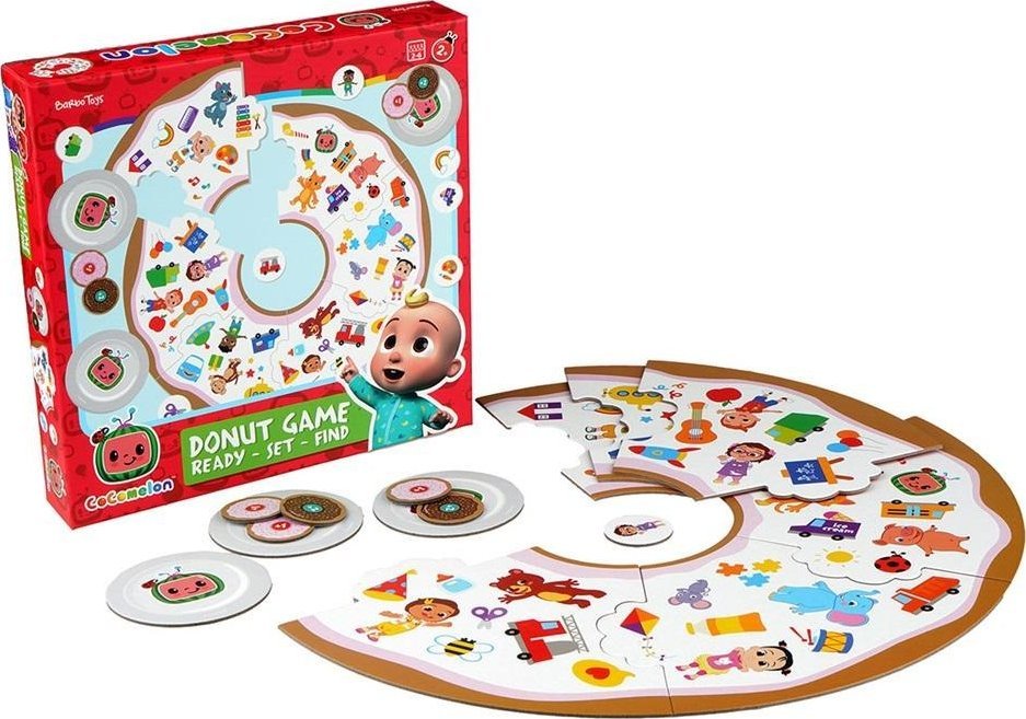 Gra planszowa Cocomelon pączki 64el