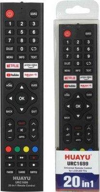 Pilot RTV Vega PILOT UNIWERSALNY TV LCD 20W1 URC1699 SMART, NETFLIX, YOUTUBE (LG, SONY, SAMSUNG, PHILIPS, PANASONIC, JVC, BEKO, THOMSON, VESTEL, GRUND