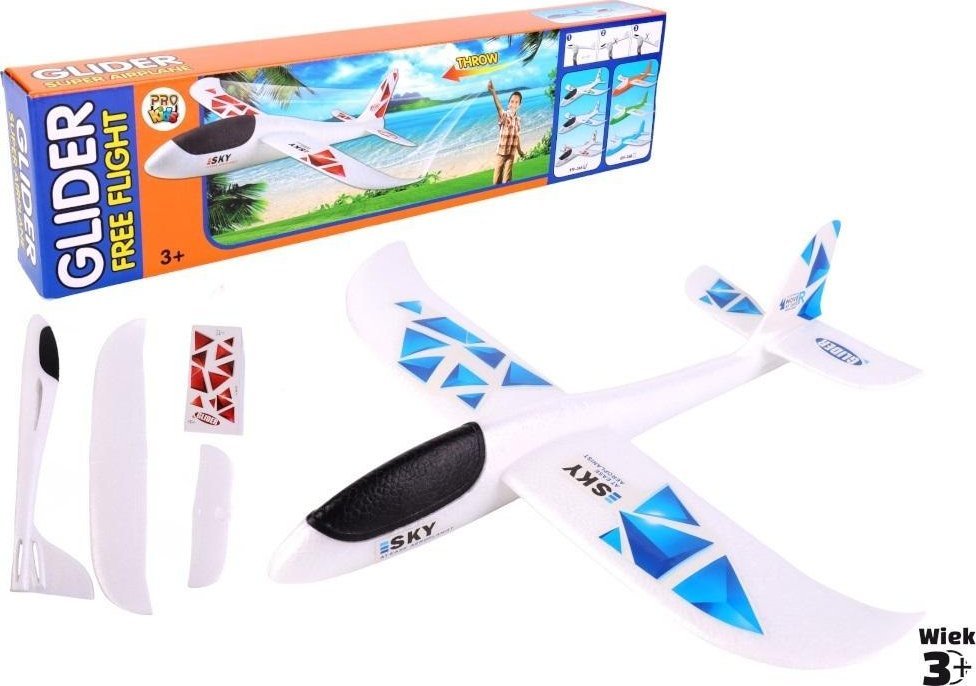 Samolot styropianowy mix