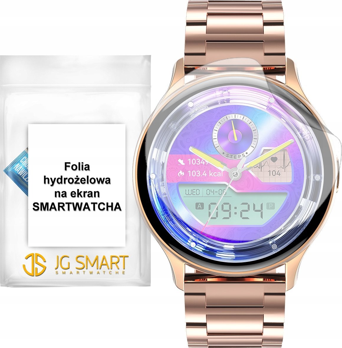 Folia ochronna hydrożelowa na ekran smartwatcha
